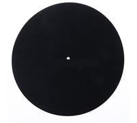 Turntable Record Slip Mat 3pcs Felt Turntable Platter Mat Slip Audiophile 3mm Thick For Vinyl Record(Black)