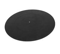 Turntable Slipmat, 12inch Record Rubber Mat Anti Static Anti Vibration Soft Rubber LP Record Player Pad, for Phonograph LP Record Player, Black