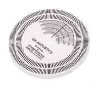 Turntable Strobe Disc Vinyl Record Speed Test Tool for 33 45 RPM Calibration Acrylic Alignment Plate