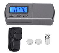 Turntable Stylus Force Scale Gauge, Tracking Force Pressure Gauge for Tonearm Phono Cartridge, Blue LCD Backlight Digital Dynamometer with 5 Modes for Record