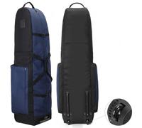 TurnWay Foldable Golf Travel Bag, Heavy Duty 900D Polyester Club Bag Waterproof Carry Bag Travel Case Cart Bag with Wheels, Soft-Sided Spacial Size for Golf GearTransportation (Blue)