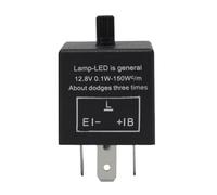 Turodeuo 1 PCS Universal 12V 3 Pin CF14 Motorcycle LED Flasher Blinker Relay Black Plastic Motorcycle Switch