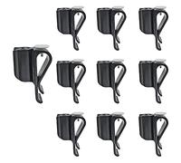 Turodeuo 10 Pack Golf Club Bag Clips on Putter Clamp Holder Organizer Plastic Black Putting Clip Golf Accessories