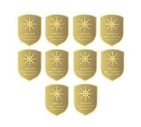 Turodeuo 10PCs Anti Radiation Shield Sticker, 5G EMF Protection Cell Phone Sticker,Electric Protection for Phones//