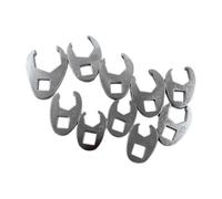 Turodeuo 10PCS Hand Tool Individual 3/8 Inch Drive Flare Nut Wrenches Fully Polished 10-22mm for Torque Wrench Keys Set