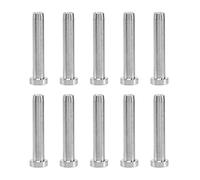 Turodeuo 10Pcs Stainless Steel Stemball Swage Stud Dead Ends Threaded Stud Paired with Cable Tensioner for 1/8Inch Cable Railing Kit