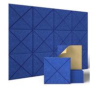 Turodeuo 12 Pack 12x12x0.4Inch Sound Proof Foam Panels Sound Absorbing Tile for Home&Offices