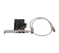 Turodeuo 1394 Firewire Card,PCIe 3 Ports 1394A Firewire Expansion Card, PCI Express to External IEEE 1394 Adapter Controller