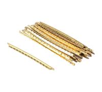Turodeuo 20Pcs/ Set Classical Acoustic Guitar Fret Wire Copper 20 Fingerboard Frets 2.0mm for Acoustic Guitar Parts