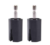 Turodeuo 2Pcs String Winder Tuning Peg Puller Replace Electric Drill for Guitar Repair Tool Kit