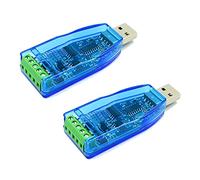 Turodeuo 2Pcs USB to RS485 Converter Isolate Module Upgrade Industrial ESD Protection CH340E Standard -485 Connector Board