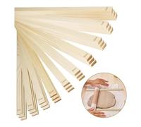 Turodeuo 30 Piece Pottery Teaching Rolling Clay Sticks Wooden Clay Roller Guide Clay Tools Wooden Rolling Pin Guide Stick Set