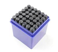 Turodeuo 36-Piece Set English Numeral Punching 6mm Alphanumeric Punching Punching is Suitable for DIY Belt Leather Craft Tools