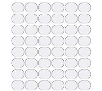 Turodeuo 48 Pcs Drum Dampeners Gel Pads Silicone Drum Silencers Soft Drum Dampener Drum Mute Pads Dampening Gel Pad(Transparent)