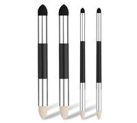Turodeuo 4Pack Blending Sponge Pens Dual Ended Washable Friction Sponge Brushes Sketch Wipe Reusable Blending for Student Artists