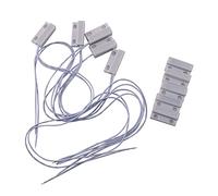 Turodeuo 5 Pcs -38 Wired Door Window Sensor Magnetic Switch for Home Alarm System,When Sensor Together,Normally Closed Nc