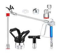 Turodeuo 5 Pcs Airless Sprayer Hose Kit 3600 Psi 517 Tip Swivel Joint with Nozzle Guard Tips and Extension Rod for Airless