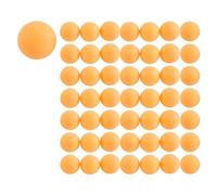 Turodeuo 50- Pack Premium Pong Balls Advanced Training Table Ball Seamless Balls Orange