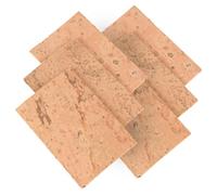 Turodeuo 50Pcs Saxophone Neck Cork Sheet 2Mm Soprano Tenor Alto Saxophone Clarinet Joint Natural Neck Cork Sheet Natural Kit
