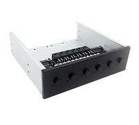 Turodeuo 6 Way Hard Disk Controller Hard Drive Power Switch Module for Desktop Computer Support 2.5/3.5 Inch HDD