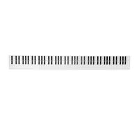 Turodeuo 88 Key Practice Keyboard Piano & Note Chart for Behind the Piano Keys,Guide Teaching Aid Note Chart for Beginner Student