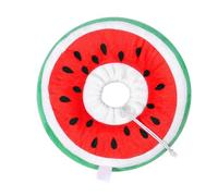 Turodeuo Adjustable Cat Cone Collar Soft Cute Cats Recovery Collar Cats Cones Collar After Surgery for Kittens,Watermelon Large