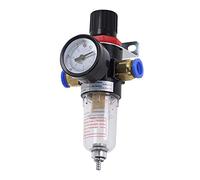 Turodeuo Air Filter Pressure Regulator 1/4 Inch AFR2000 Water Separator Air Tool Compressor Filter with 10MM Connector