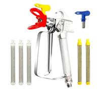 Turodeuo Airless Paint Sprayer Kit Pieces with 2PCS 517 Tips and Nozzle Guard, 5PCS for All Airless Paint