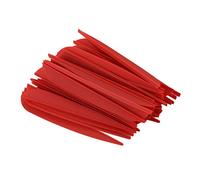 Turodeuo Arrows Vanes 4 Inch Plastic Fletching for DIY Archery Arrows 50 Pack