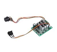 Turodeuo BLDC Three Phase Brushless Sensorless Motor Controller BL01 15A Violent Fan Modulation DC5V6V9V12V36V Forward and Reverse