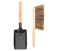 Turodeuo Coal Shovel and Hearth Brush Set, Fireplace Shovel and Brush, Hearth Tidy Set, Fireplace Tool Set, Fire Pit Tools