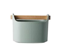 Turodeuo Coffee Knock Box Large Capacity Espresso Grounds Container Powder Beveled Residue Dump Bucket Maker Tools Light Green