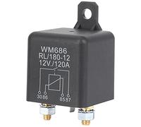 Turodeuo DC 12V Relay Battery Isolating Relay 12V / 120A Load for Car Trucks Car (12V / 120A)