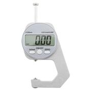 Turodeuo Digital Display Thickness Gauge Electronic LCD Micrometer Metric Wall Thickness Measurement Tools 0-20mm Pointed