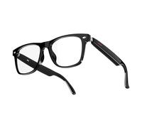 Turodeuo E13 Smart Glasses Wireless Bluetooth 5.0 Glasses with Headphones Hands-Free Calling Music Photograph Black+Transparent A Smart Glasses 1Set