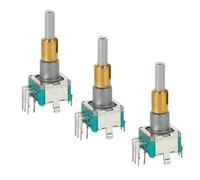 Turodeuo EC11EBB24C03 Dual Encoder 30 Positioning Number 15 Pulse Point Handle 25mm with Switch Dual Encoder Encoder 3Piece