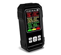 Turodeuo Electromagnetic Radiation Detector Electric Magnetic Field Tester Meter Strength Detection Device with Sound Alarm(A)