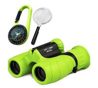 Turodeuo Kids Binoculars 8 X 21 Compact Telescope Suitable for Bird Watching, Camping, Traveling, Play Games, Binoculars Kids Toy, Easy to Use