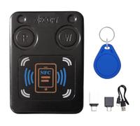 Turodeuo NFC RFID Smart Chip Card Reader Copier +UID Keychain IC 13.56Mhz 125Khz 250Khz 375Khz RFID Token Clone Duplicator