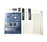 Turodeuo PC+Metal Welding Practice Board Electronic Components DIY Production Practice Board Kit