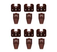 Turodeuo Plastic Drawer Slides and Guides Drawer Replacement Part for Mount Drawer Slides Plastic Drawer Guides for Dresser,A