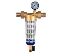 Turodeuo Pre Filter Purifier Whole House Down Sediment Water Filter Central Prefilter System Backwash Stainless Steel Mesh D