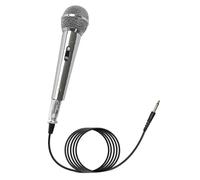 Turodeuo Professional Condenser Mic Silver Handheld Microphone Wired Microphone KTV Singing Stage Performance
