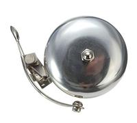 Turodeuo Retro Aluminum Bicycle Belly Jingle Bicycle Berber Pukkh Ding East Silver Bicycle Bell,
