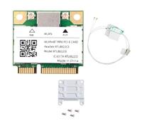 Turodeuo RTL8822CE 1200Mbps 2.4G/5Ghz 802.11AC WiFi Card Mini PCIe Bluetooth 5.1 Wireless Network Card for Laptop/PC Wind 10/11