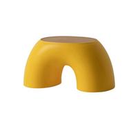 Turodeuo Stool Rainbow Shape Footstool Kids Step Stool Seat for Living Room Indoor Furniture Children'S Stool Toy Yellow