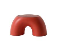 Turodeuo Stool Rainbow Shape Footstool Kids Step Stool Seat for Living Room Indoor Furniture Children'S Stool Toy Red