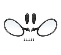 Turodeuo Style Left & Right Car Classic Retro Door Wing Side Mirror Rearview Vintage Matte Universal Black
