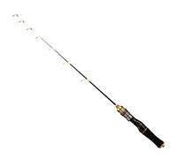 Turodeuo Titanium Alloy Carbon Ultra Short Ice Fishing Rod 70cm Insert Solid Soft Tail Rod (Straight Handle)