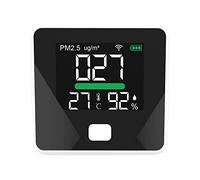 Turodeuo Tuya WiFi Air Quality Meter PM2.5 Temperature Humidity Tester Portable LED Display for Home